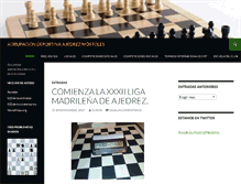 Tablet Screenshot of ajedrezmostoles.com